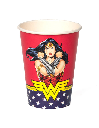 8 Wonder Woman 210 ml Cupe de carton