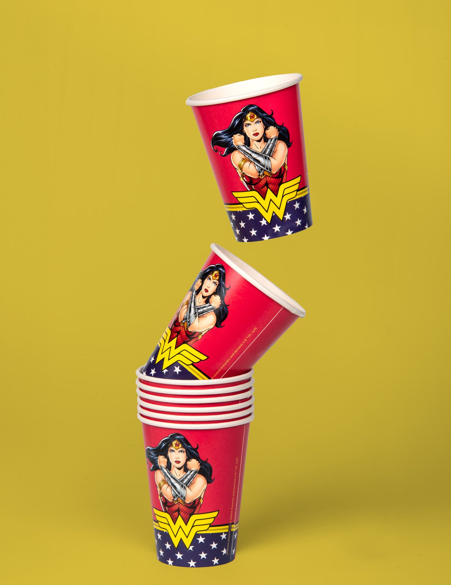 8 Wonder Woman 210 ml Cupe de carton