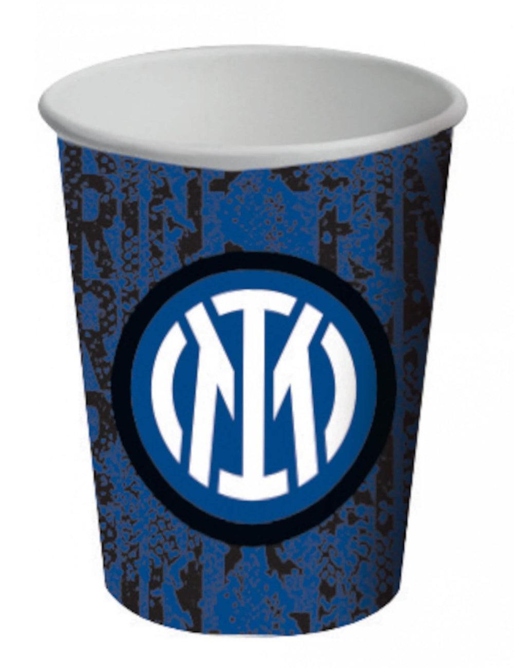 Pahare din carton inter milano pentru petrecere albastru și negru