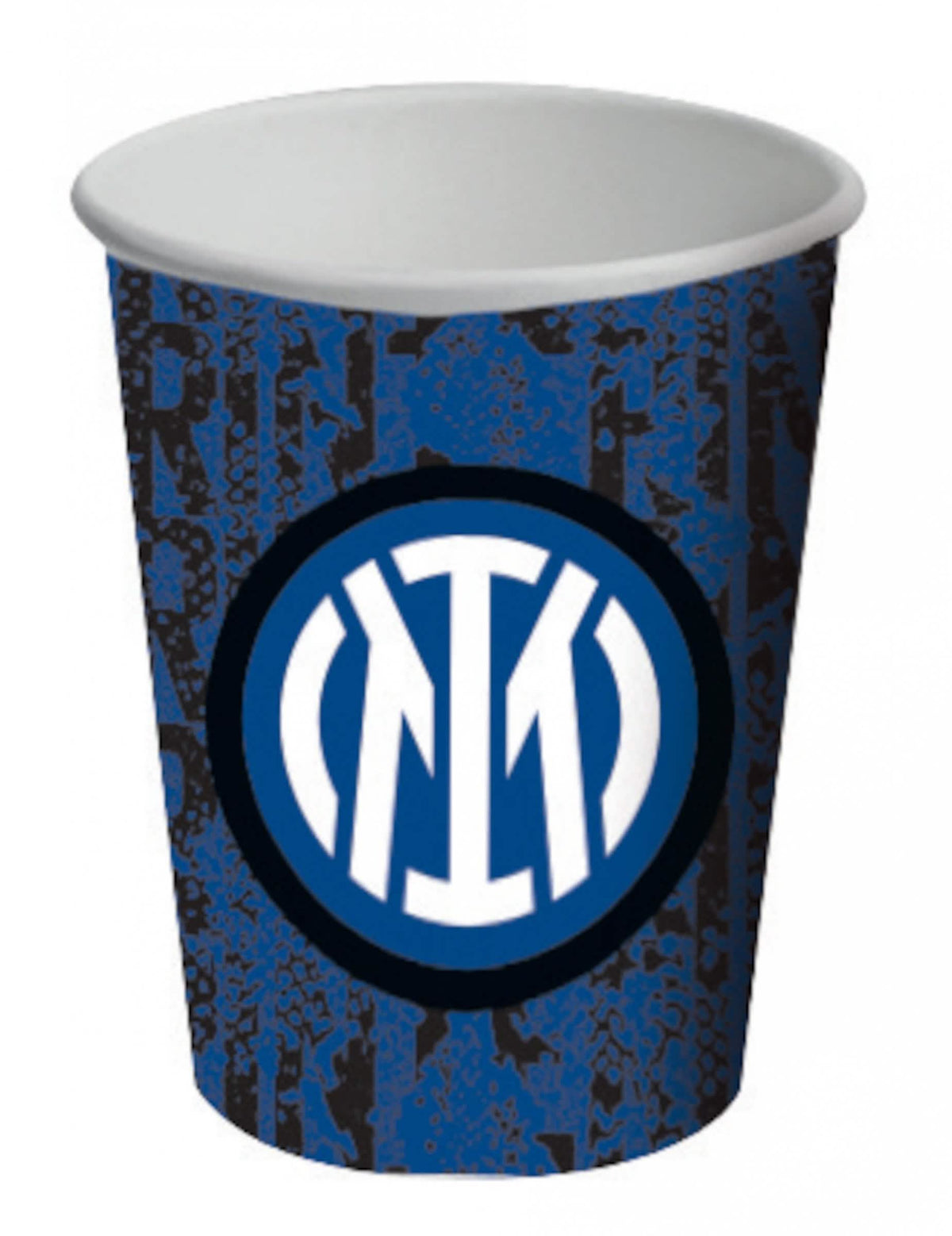 Pahare din carton inter milano pentru petrecere albastru și negru