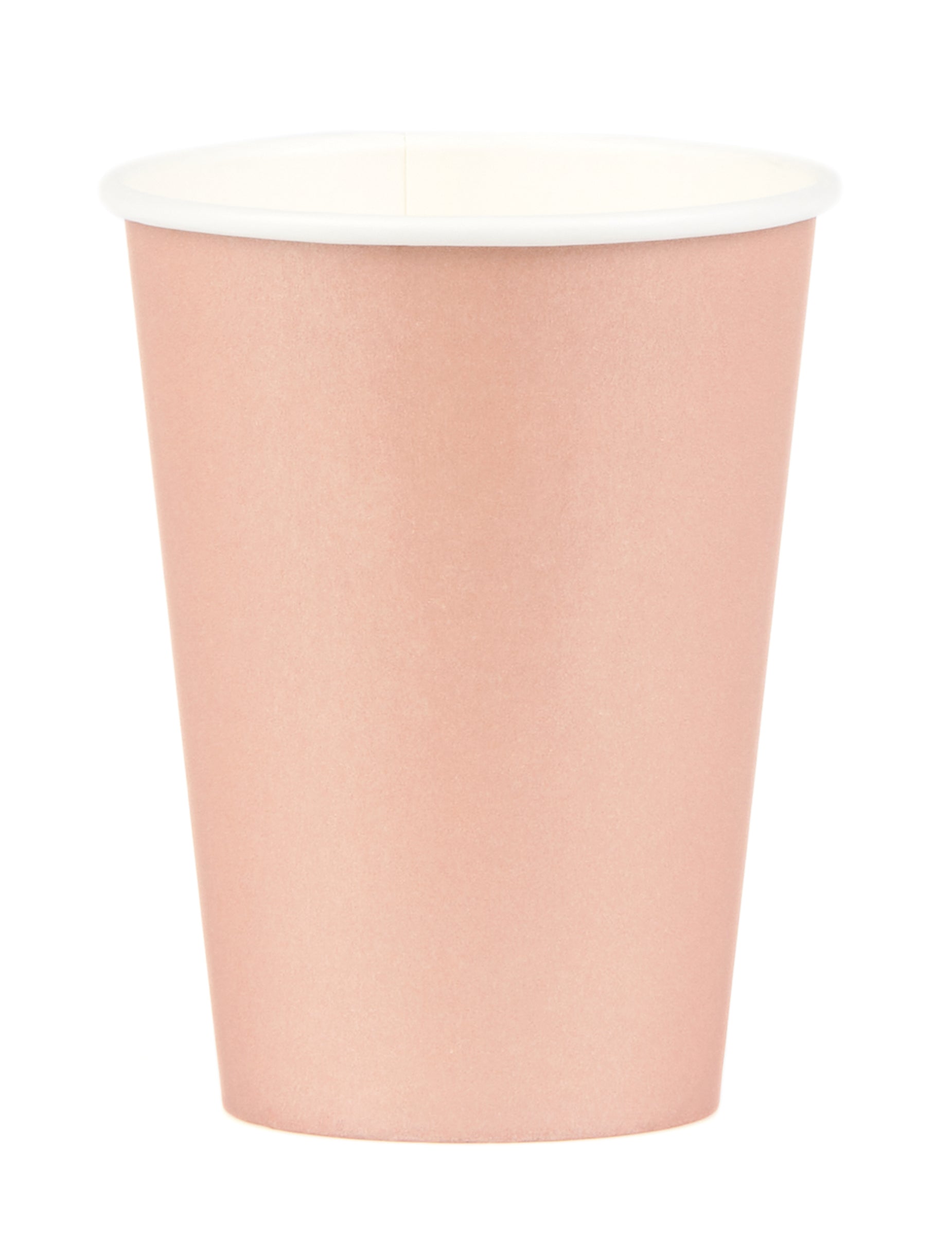 Gobelets en carton rose gold