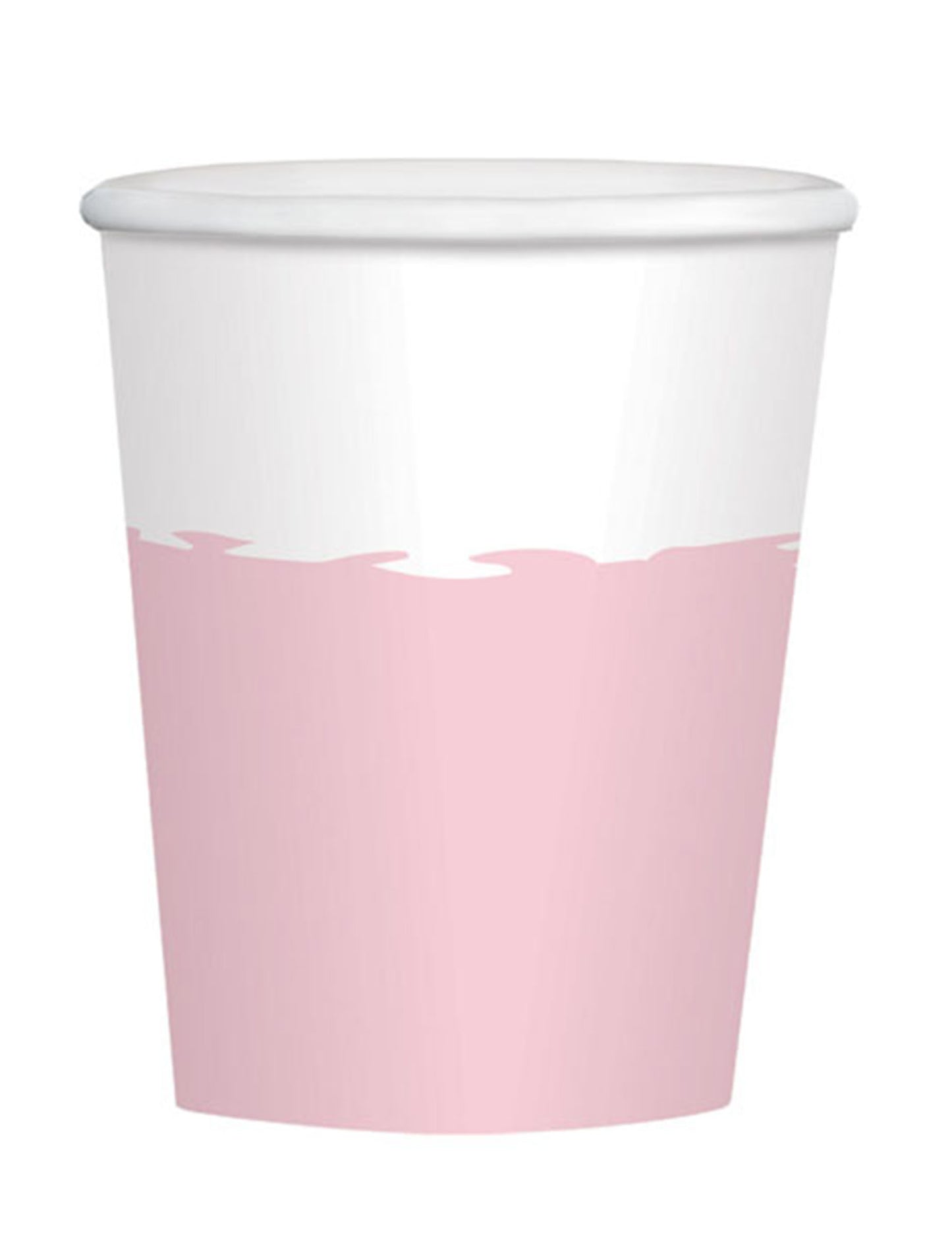 8 căni de carton roz și alb 250 ml