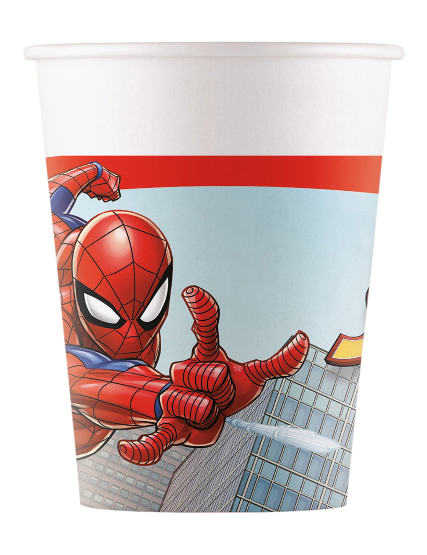 8 cupe de carton Spiderman 200 ml