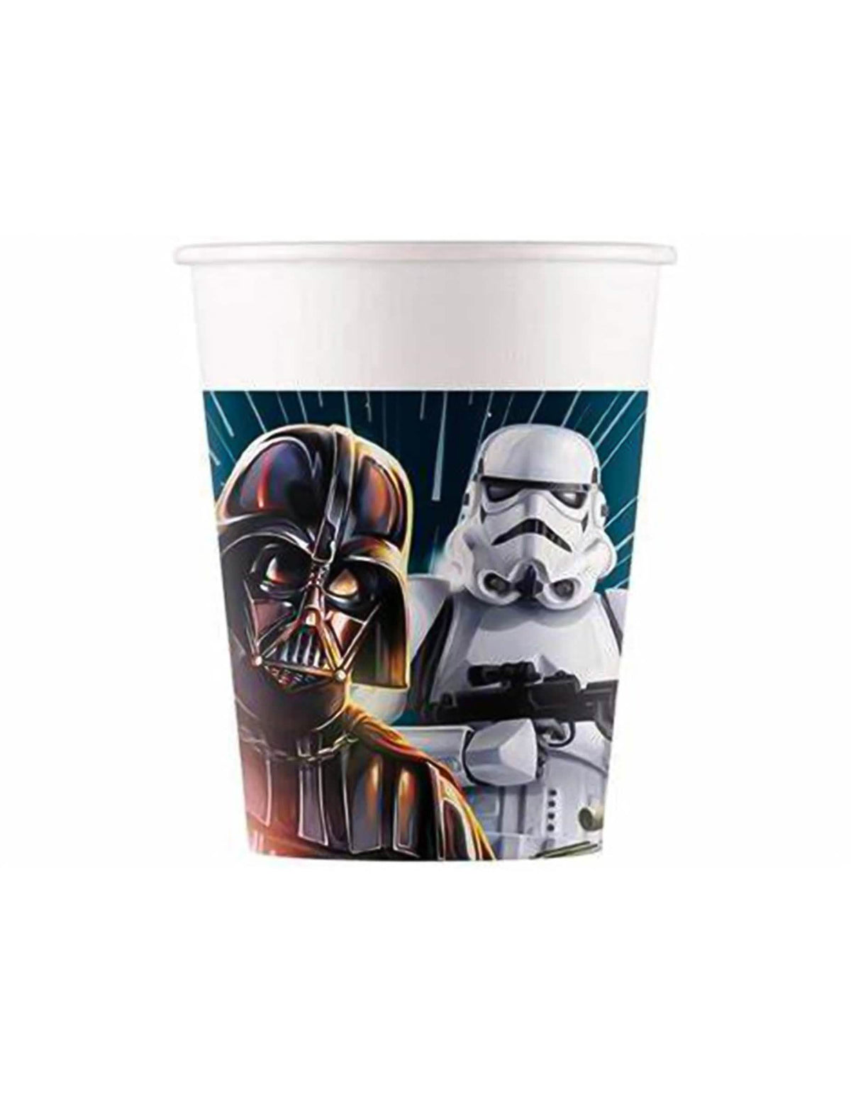 Pahare din carton Star Wars Galaxy cu Darth Vader și Stormtrooper