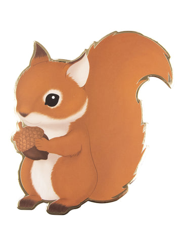 8 invitații de veveriță pădure 14 x 13 cm