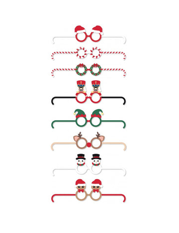 8 pahare drăguțe din carton, un Crăciun dulce pentru Crăciun