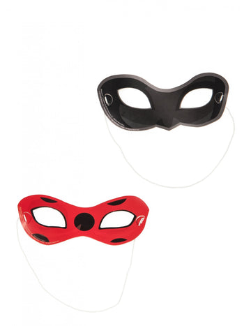 8 măști de carton ladybug