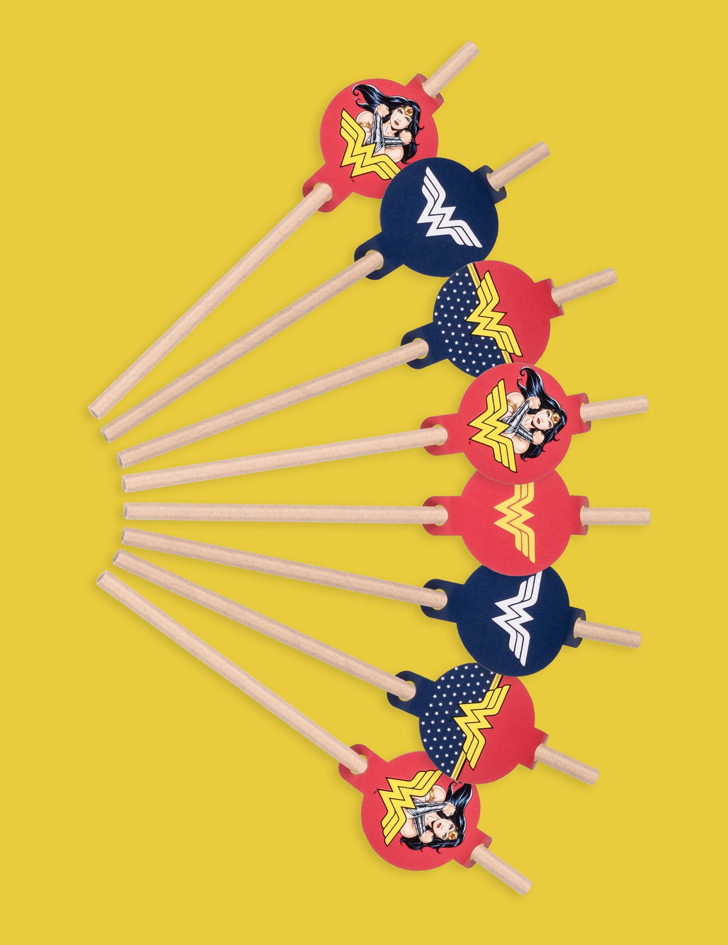 8 paie medalion din carton Wonder Woman™ de 20 cm