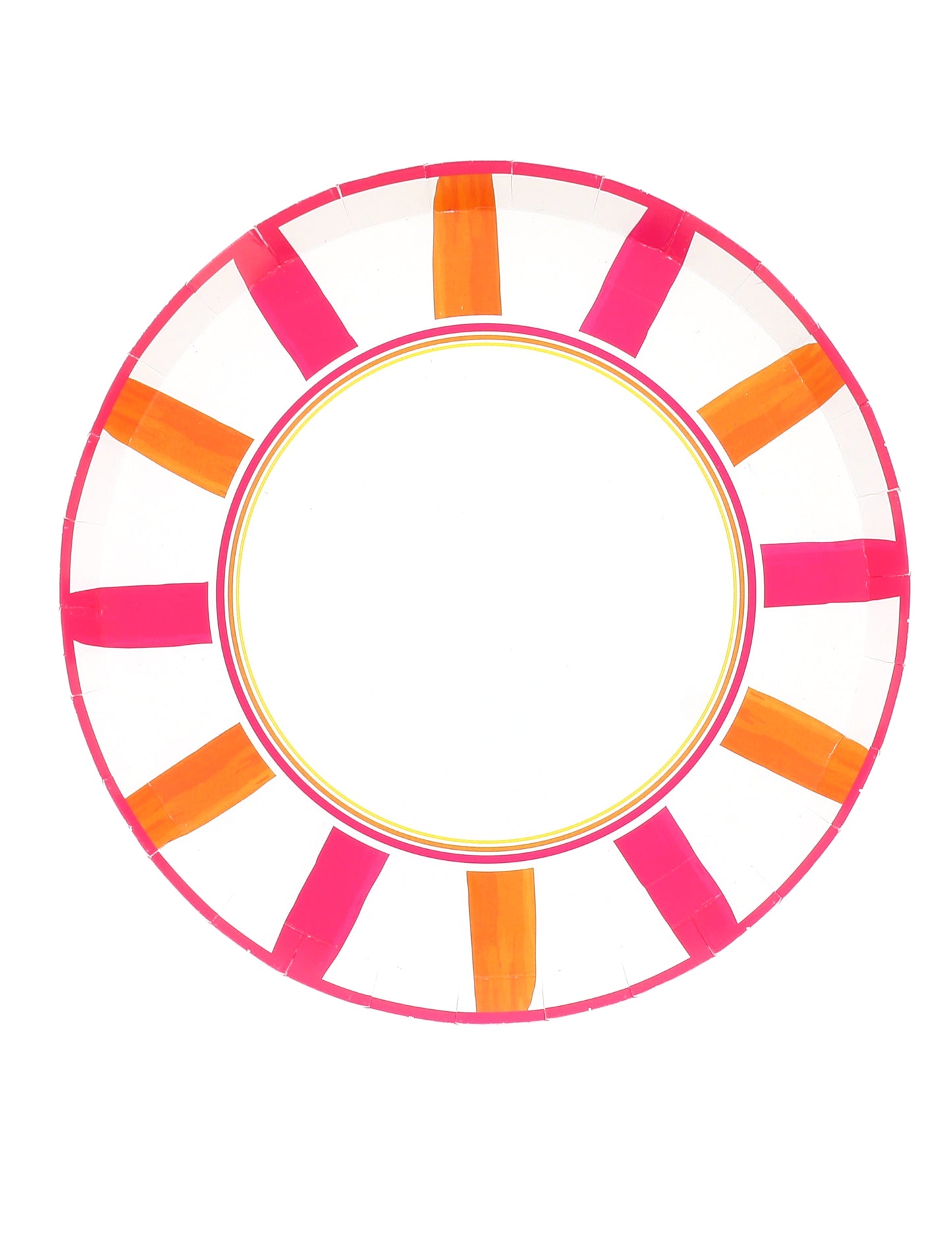 8 farfurioare mici din carton Pink Limonade 18 cm