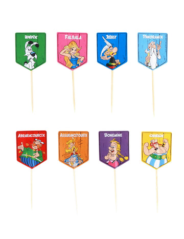 8 vârfuri în cupcakes asterix