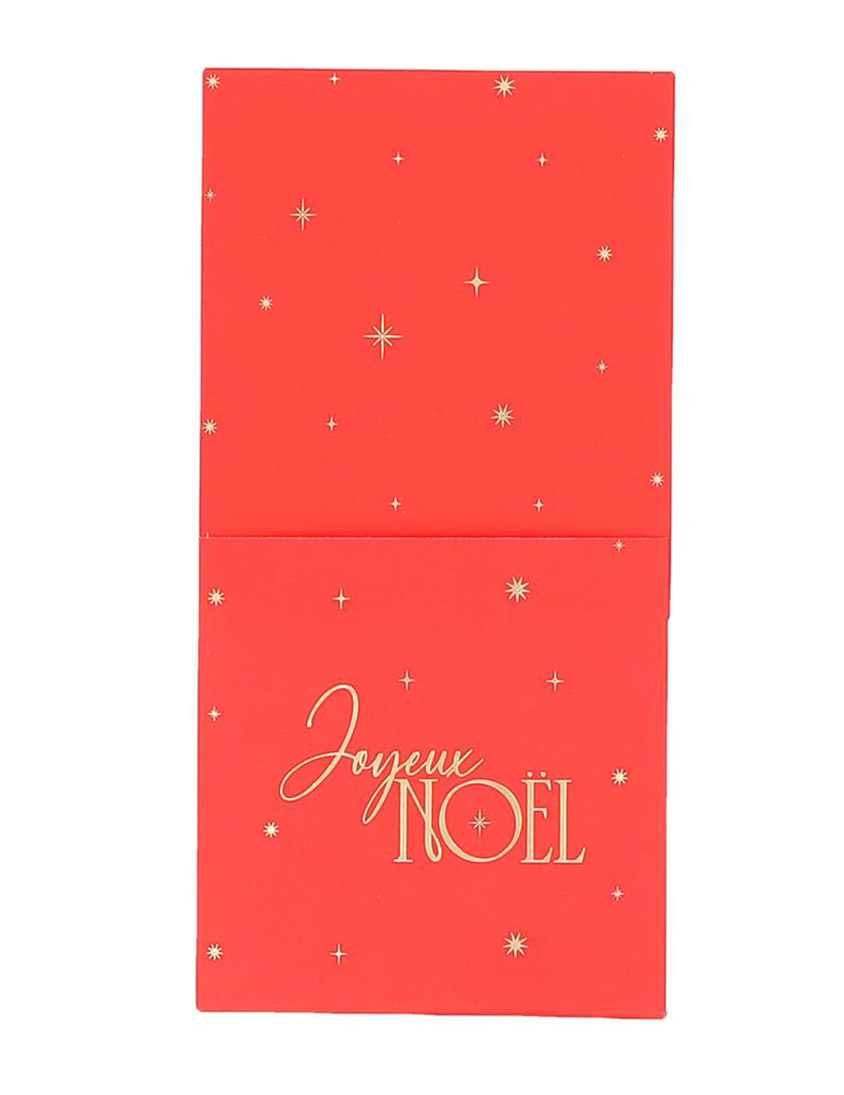8 porte-couverts Joyeux Noël L'Intemporel rouge et or 10 x 20 cm
