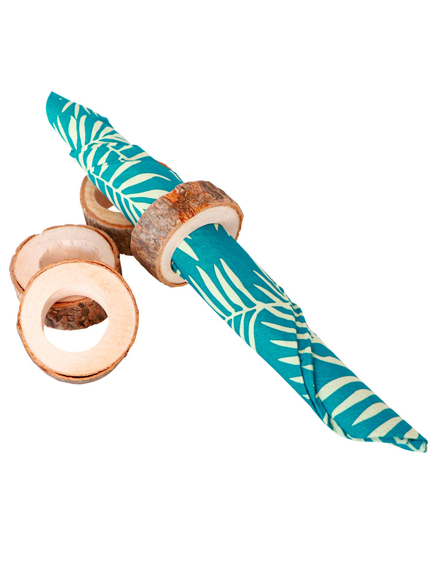 8 inele de șervețel din lemn 3 x 1,8 cm cadouri de nuntă naturale