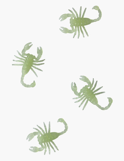 8 Scorpioni Fosforescenți 5 cm