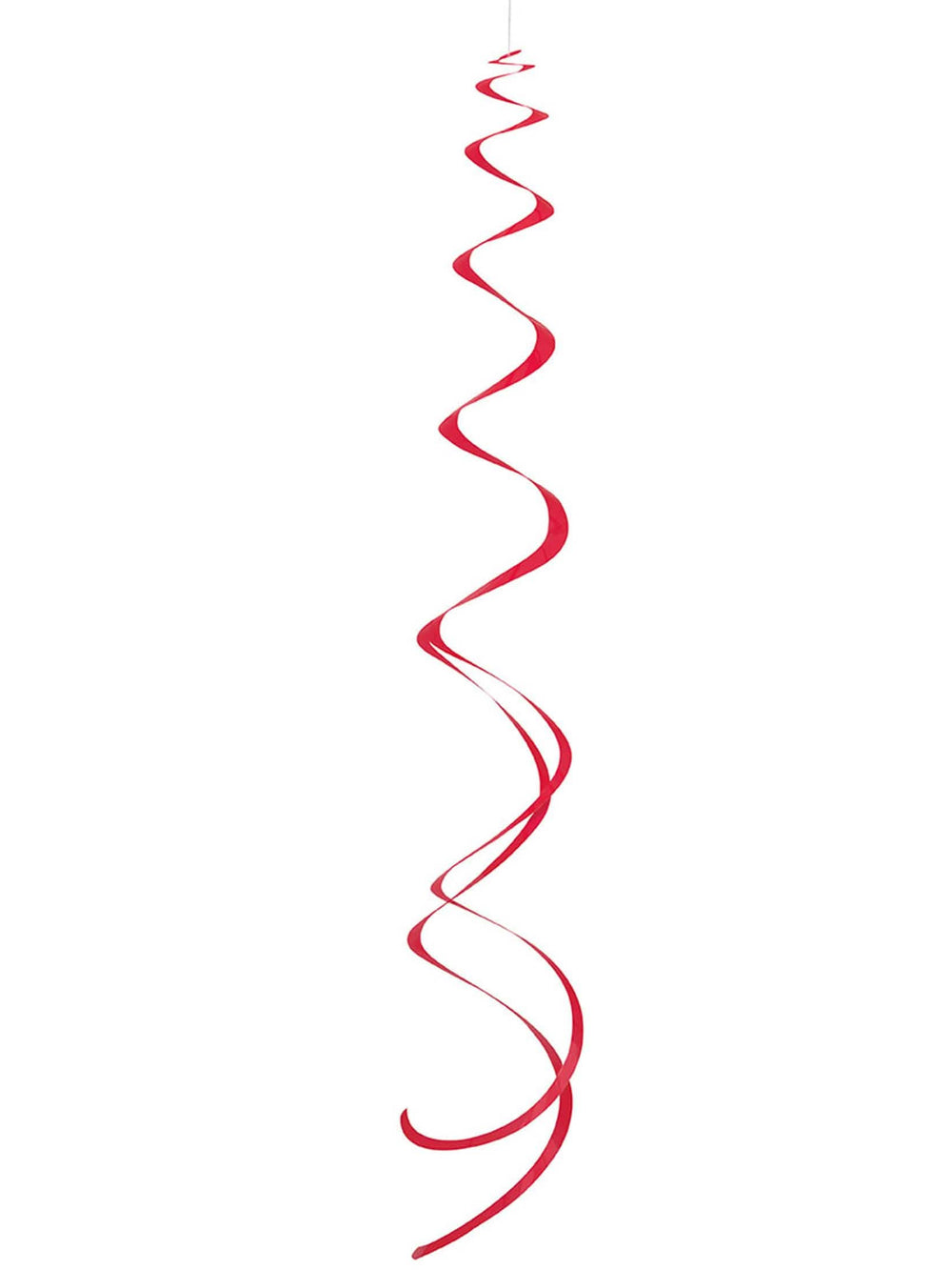 Spirale suspendate roșii pentru decorul petrecerii