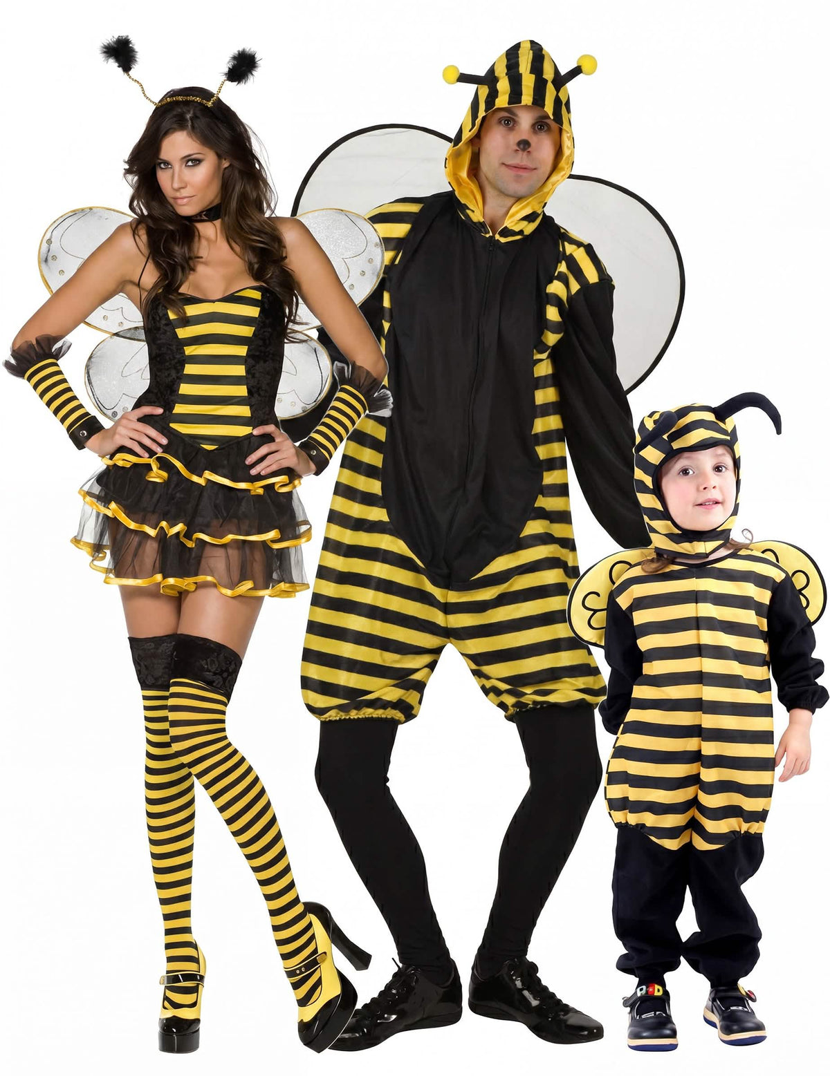 Costum de familie albină