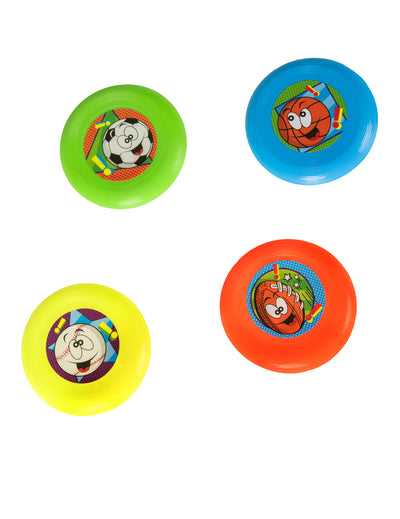 Piñata 4 accesorii Frisbees multicolore 9 cm