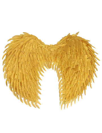 Aripi de înger de aur strălucitor pentru adulți