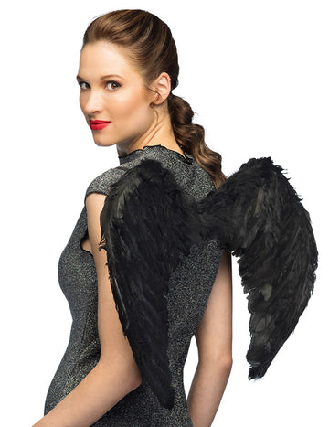 Black Angel Wings 60 x 40 cm