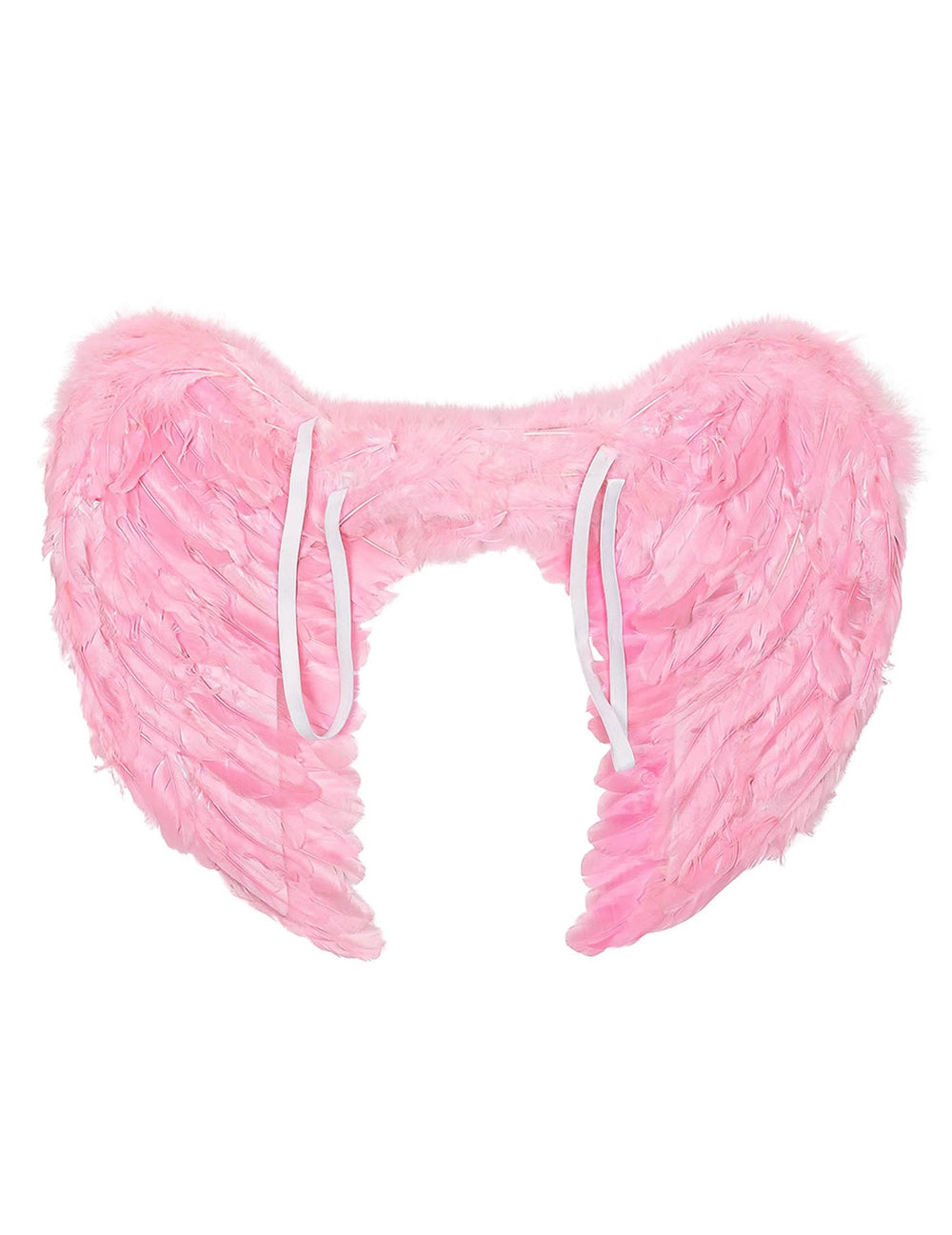 Détail du système d'attache des ailes d'ange pour femme roses