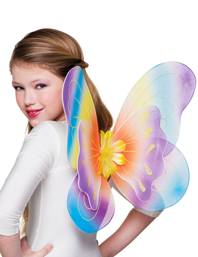 Ailes de papillon pour fille multicolores