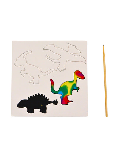 Album de colorat magic dinozaur