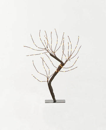 Brad luminos cu 100 LED-uri, 45 cm alb cald