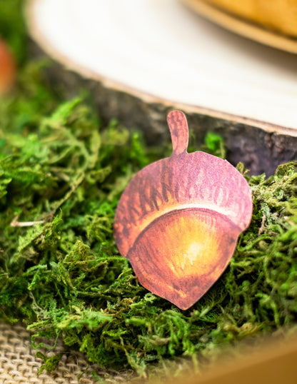 Set de 11 frunze de toamnă din carton 