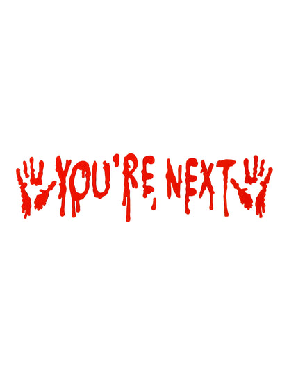 Stickere gel însângerate pentru fereastră Halloween 50 cm