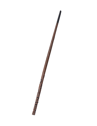 Baguette Cédric Diggory Poufsouffle Harry Potter pour déguisement marron aspect bois