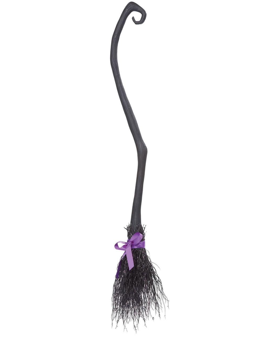 Vue avec ruban violet du balai de sorcière