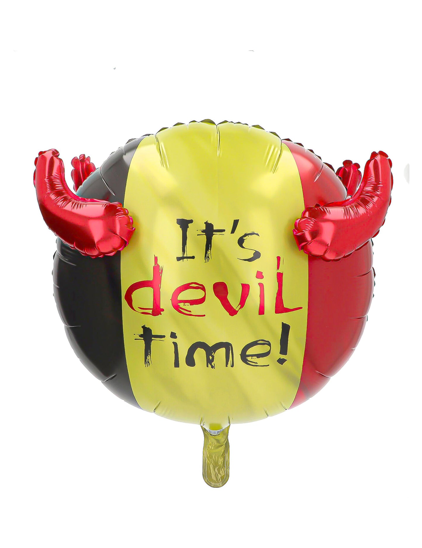 Balon din aluminiu 3D Belgia „It's Devil Time!” 56 cm