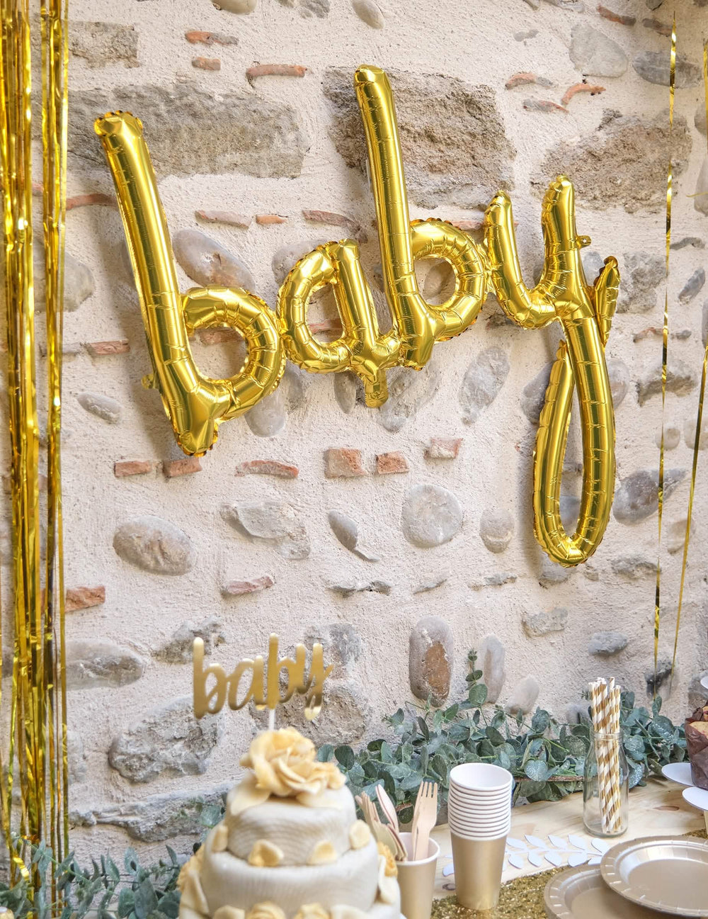 Prezentarea balonului din aluminiu baby pentru decorare