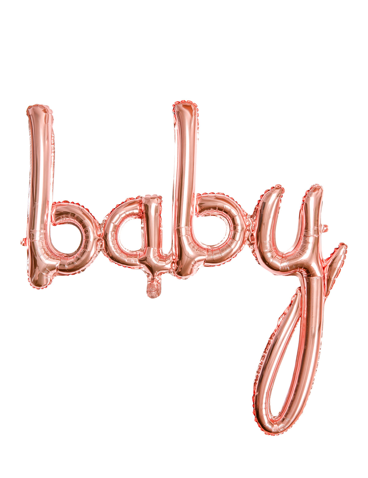 Ballon aluminium baby pour fête rose gold