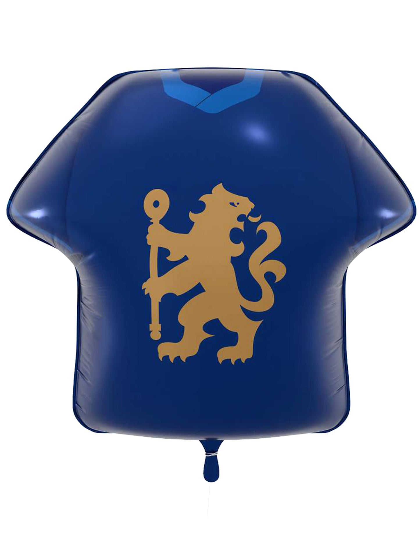 Ballon aluminium bleu en forme de maillot Chelsea Football Club 52 x 51 cm