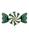 Balon din folie de aluminiu Bomboană bej și verde 113 x 54 cm