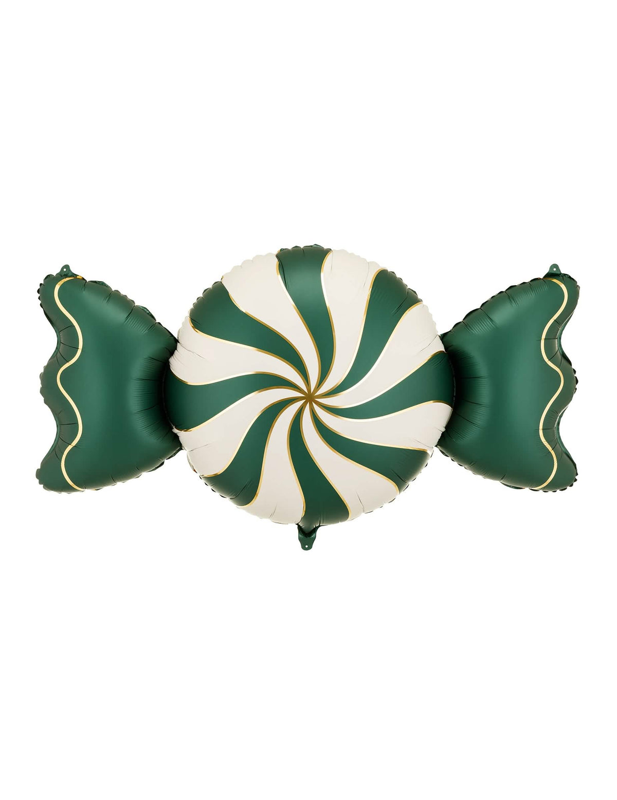 Balon din folie de aluminiu Bomboană bej și verde 113 x 54 cm