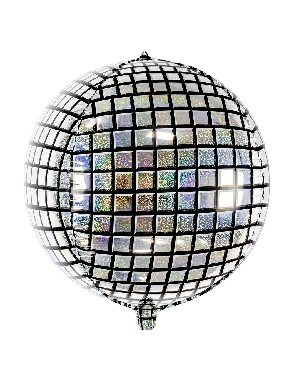 Balon din aluminiu, bilă de disco, argintiu și strălucitor