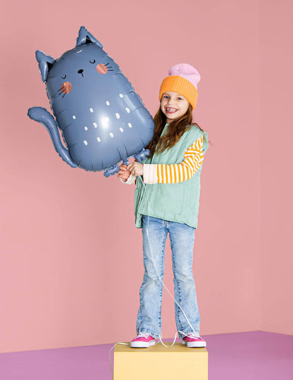Balon din folie de aluminiu Pisică 49 x 69 cm
