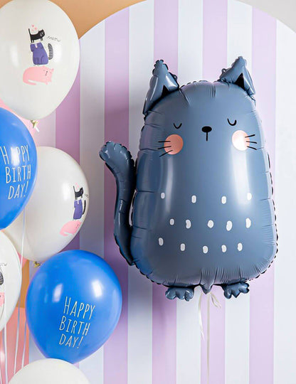 Balon din folie de aluminiu Pisică 49 x 69 cm