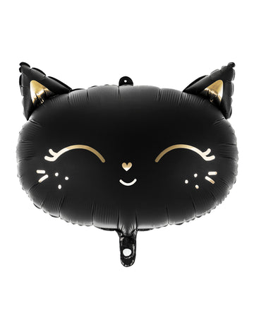 Balon de aluminiu pentru pisici negre 48 x 36 cm