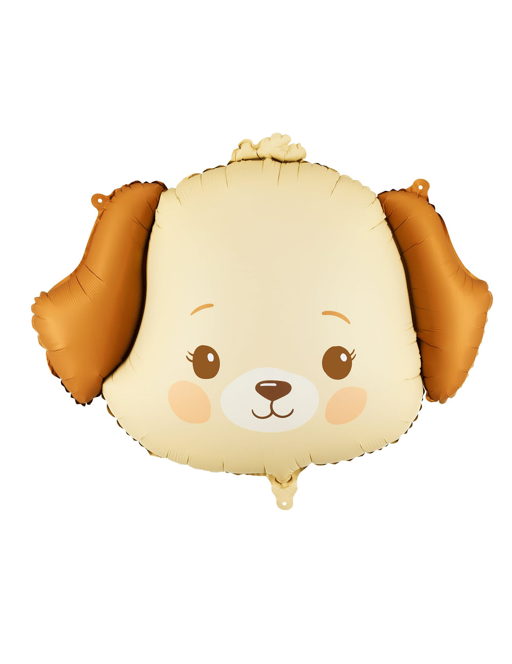Ballon aluminium Chien beige et marron