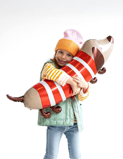 Balon din folie aluminiu Câine 88 x 35 cm