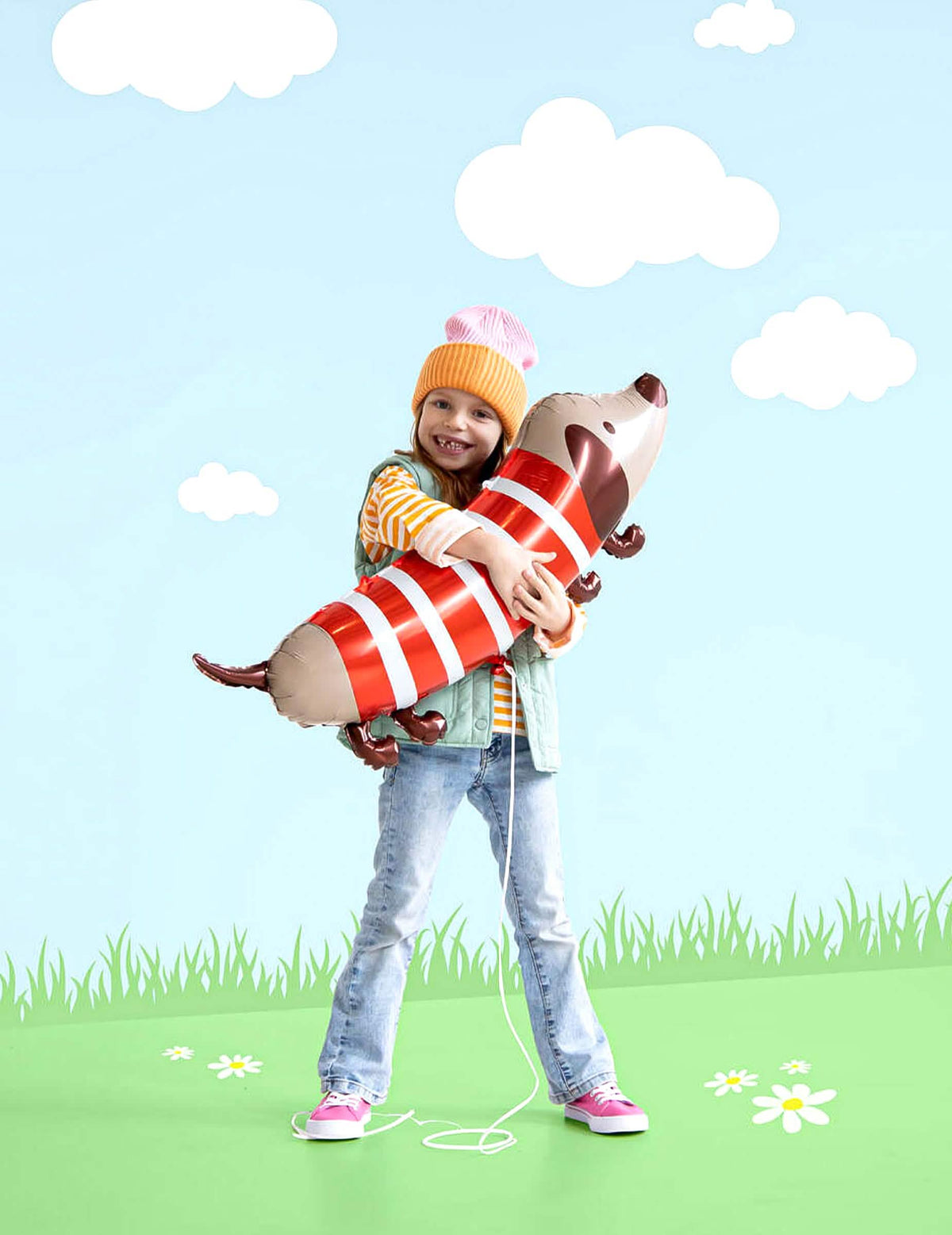 Balon din folie aluminiu Câine 88 x 35 cm