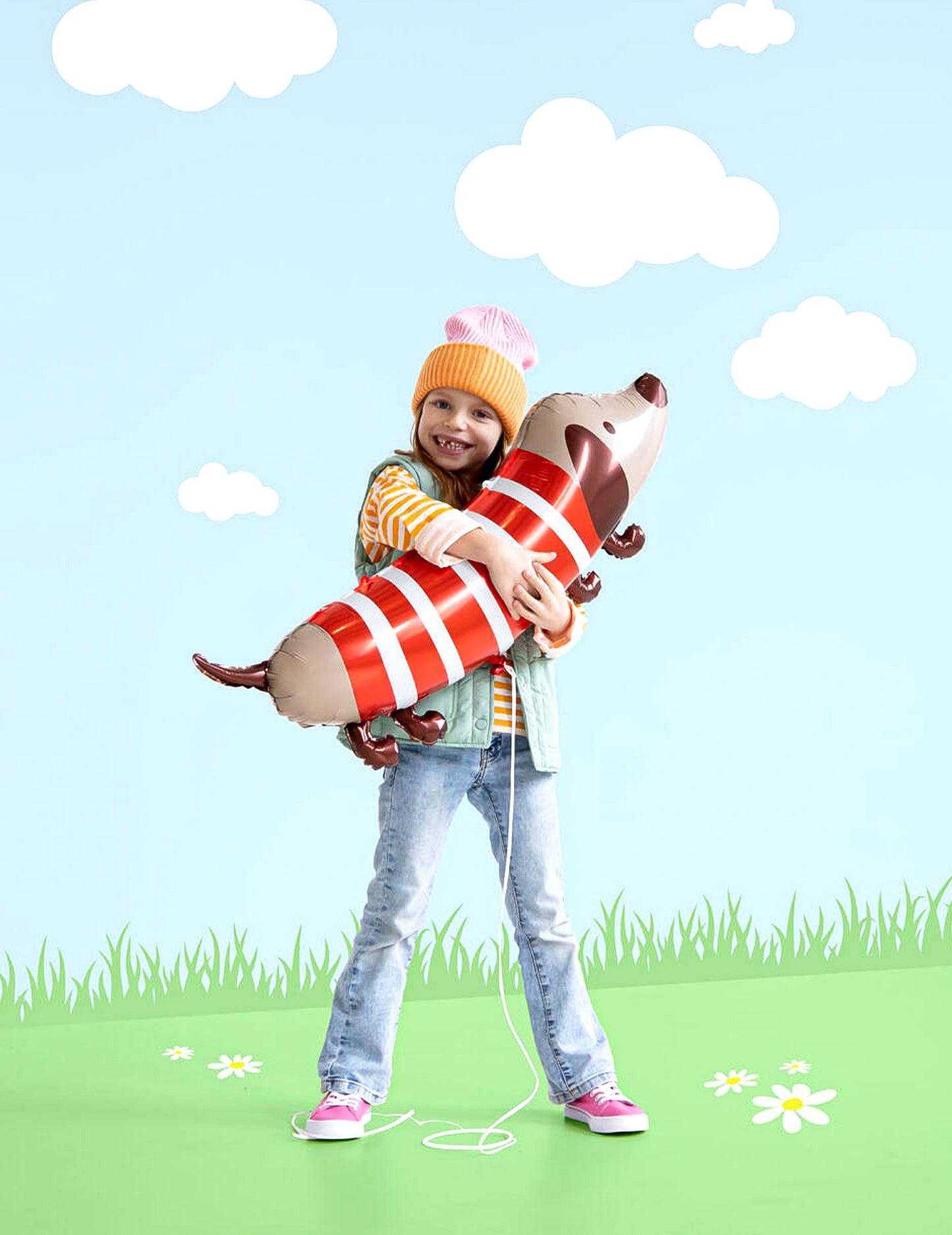 Balon din folie aluminiu Câine 88 x 35 cm