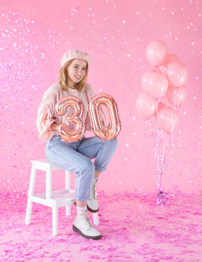 Balon de aluminiu a crescut aur 36 cm