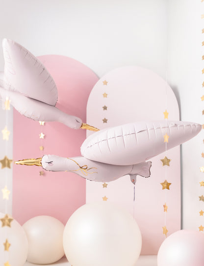 Balon de aluminiu putere roz