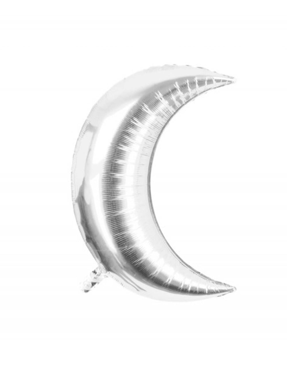Balon din aluminiu în formă de semilună pentru decor argintiu