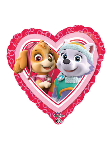 Patrul de balon cu folie în formă de inimă 43 cm