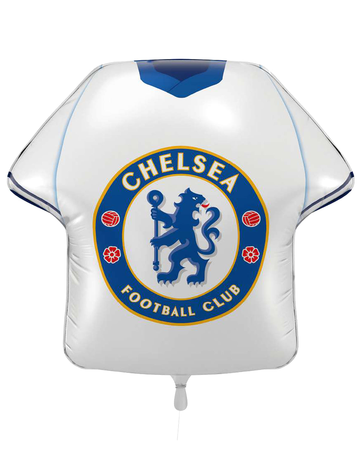 Ballon aluminium en forme de maillot Chelsea Football Club 52 x 51 cm
