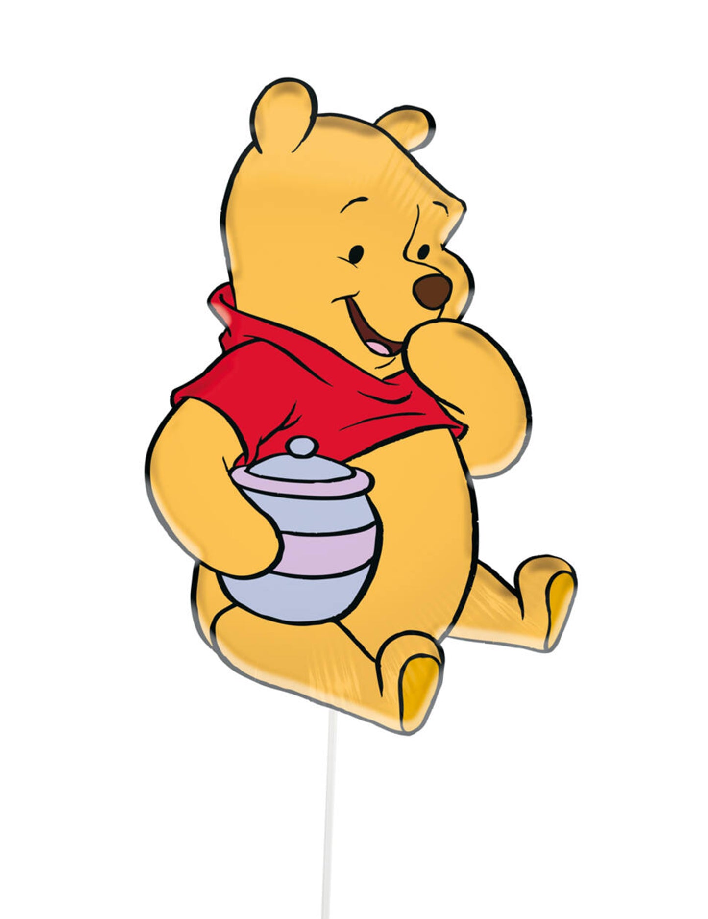 Balon din folie sub formă de Winnie de Pluș™ 21 x 38 cm